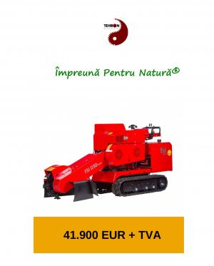 FREZĂ DE CIOATE FSI D 30 - ȘENILATĂ ȘI TELECOMANDATĂ